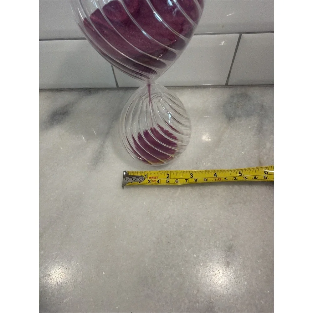5 Minutes Flowing Sand Hourglass Stress-Relief Glass Ornament Decor And Gift